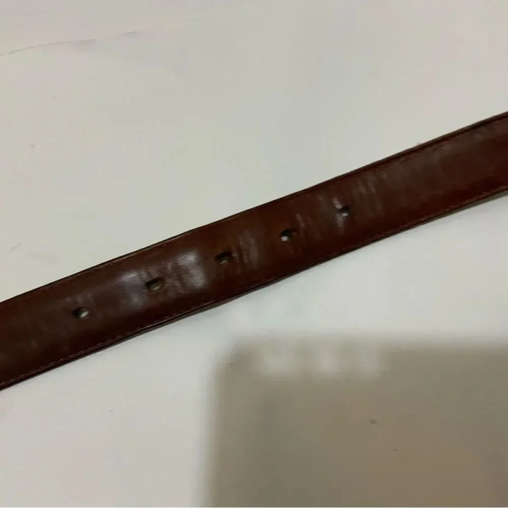 Vintage Coach 5923 Sienna Leather brown Belt, Size 38/95